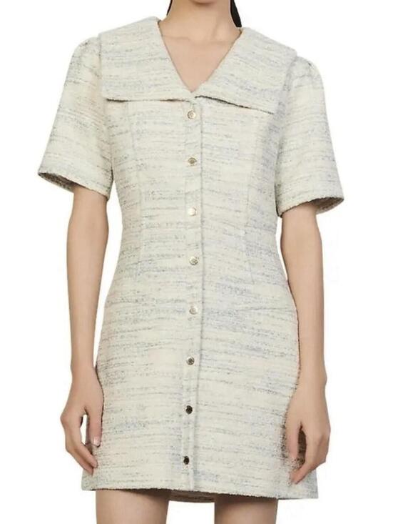 Sandro Dresses & Skirts - Sandro Bethany Tweed Dress Size 36, US Size Small (4)